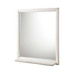 Зеркало с полкой Caprigo Jardin 80-100 Белое в ванную от интернет-магазине сантехники Sanbest