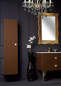 Пенал Armadi Art NeoArt тёмный шоколад для ванной в интернет-магазине сантехники Sanbest