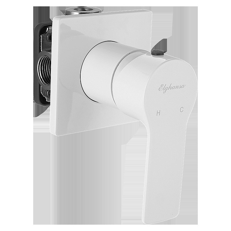 Смеситель для душа Elghansa Berkshire 34Q1143-White белый купить в интернет-магазине сантехники Sanbest