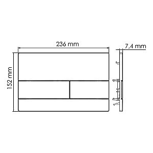 Система инсталляции для унитаза WasserKraft Dill 61TLT.010.ME.RG04 с кнопкой розовое золото купить в интернет-магазине сантехники Sanbest