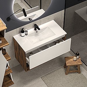 Раковина Oliveeka Built-in 61 NS2001-60 белая купить в интернет-магазине Sanbest