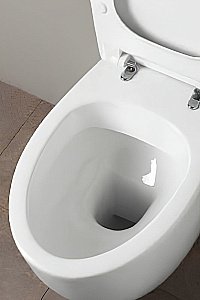 Унитаз подвесной SIMAS Bormio BR18bi безободковый, белый купить в интернет-магазине Sanbest