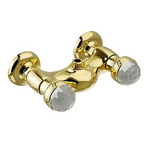 Смеситель для душа Migliore Axo Crystal ML.AXO-646F.DO золото/swarovski купить в интернет-магазине сантехники Sanbest