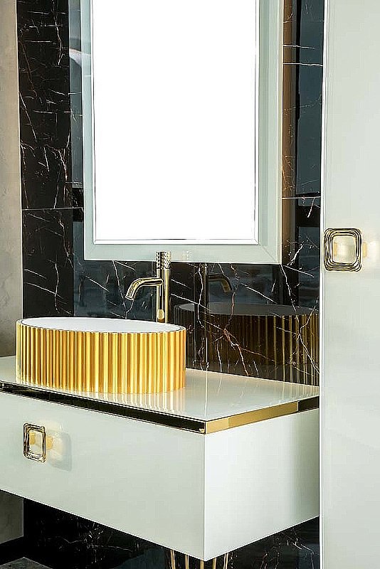 Зеркало Boheme NeoArt Vallessi Dolce 567-W белое в ванную от интернет-магазине сантехники Sanbest