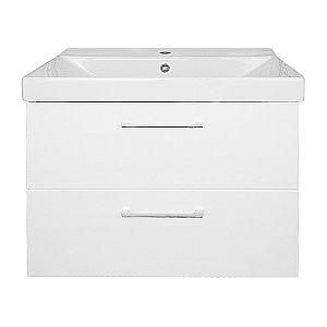 Тумба с раковиной Tempo Azario Ника 70 CS00092801 белая для ванной в интернет-магазине Sanbest