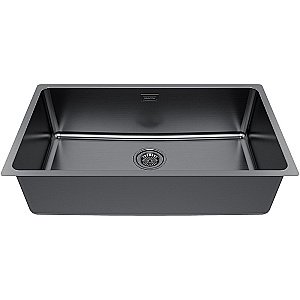 Кухонная мойка Paulmark Yuni 76 YU76-GM вороненая сталь купить в интернет-магазине сантехники Sanbest