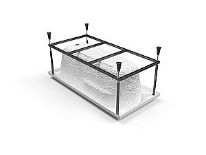 Ванна акриловая Cersanit SANTANA 63348 140x70 купить в интернет-магазине Sanbest