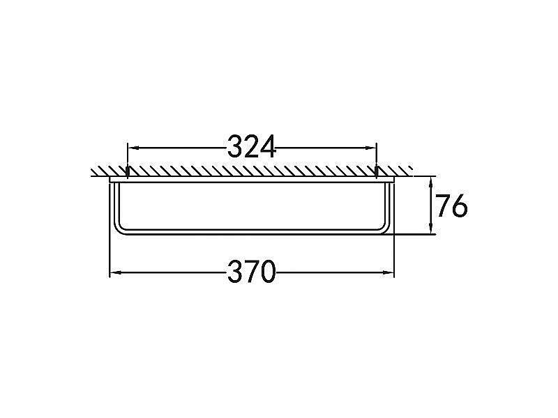 Полотенцедержатель Cezares Maxima AM-F-8912A купить в интернет-магазине сантехники Sanbest
