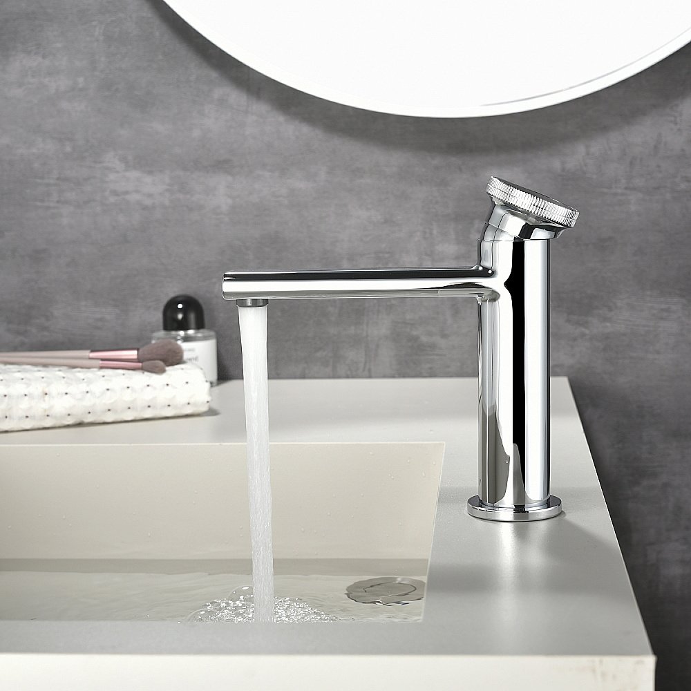 Смеситель для раковины Black&white Gravity GF-7107-С хром купить в интернет-магазине сантехники Sanbest