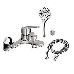 Смеситель для ванны Dorff Norma D1010008 хром купить в интернет-магазине сантехники Sanbest