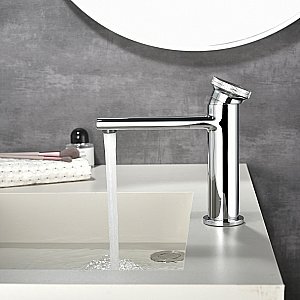 Смеситель для раковины Black&white Gravity GF-7107-С хром купить в интернет-магазине сантехники Sanbest