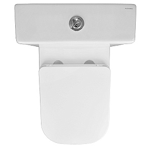 Унитаз напольный Azario Candy AZ-1503B белый, безободковый, с бачком, с крышкой микролифт купить в интернет-магазине Sanbest