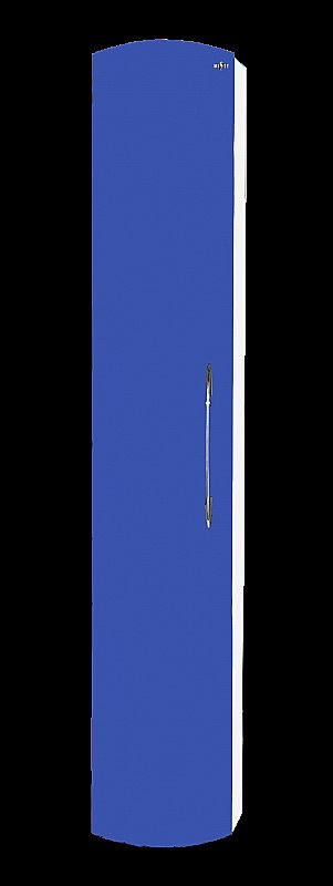 Пенал подвесной Misty Корсика 30 синий для ванной в интернет-магазине сантехники Sanbest