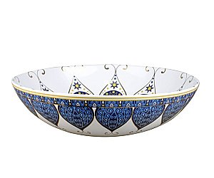 Раковина накладная Bronze de Luxe Lotos 40,5 5008 с декором купить в интернет-магазине Sanbest