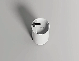 Раковина напольная Salini ARMONIA TOP 01 130114G 45 из искусственного камня S-Sense, белая глянцевая купить в интернет-магазине Sanbest