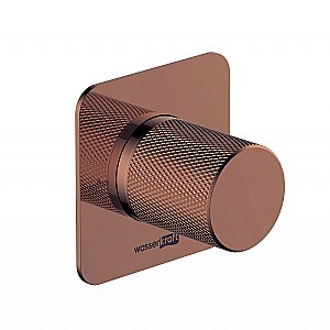 Дивертор Wasserkraft Paar A309 2 выхода, розовое золото для смесителя в интернет-магазине сантехники Sanbest