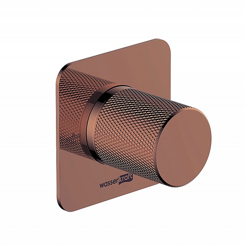 Дивертор Wasserkraft Paar A309 2 выхода, розовое золото для смесителя в интернет-магазине сантехники Sanbest