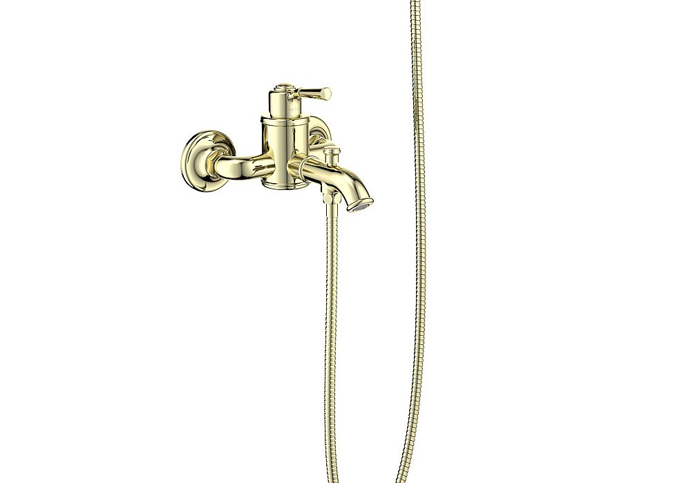Смеситель для ванны Aquatek Классик AQ1549PG золото полированное купить в интернет-магазине сантехники Sanbest