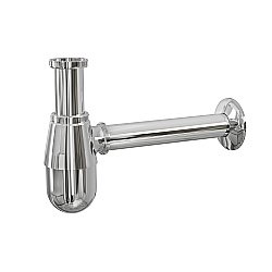 Сифон для раковины D&K DC9071 хром купить в интернет-магазине сантехники Sanbest