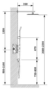 Душевая система Timo Petruma SX-5159/00SM хром купить в интернет-магазине сантехники Sanbest