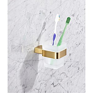 Стакан Milacio Ultra MCU.951.GD золото купить в интернет-магазине сантехники Sanbest