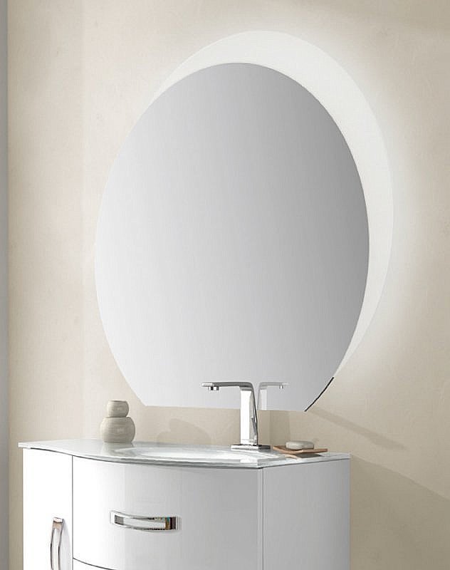 Зеркало с LED подсветкой Cezares 108х100 44773 в ванную от интернет-магазине сантехники Sanbest