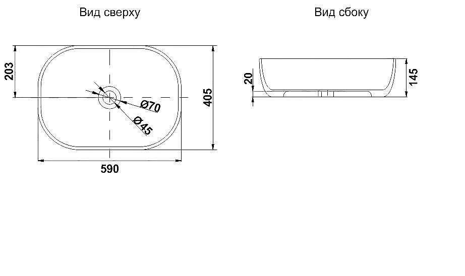 Раковина накладная Melana 5006-805 белая купить в интернет-магазине Sanbest