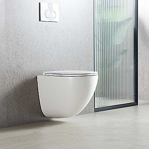 Унитаз Vincea Bien VT1-51T безободковый, смыв торнадо, с крышкой микролифт, белый купить в интернет-магазине Sanbest