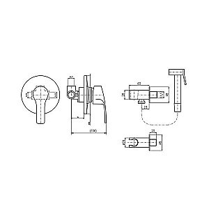 Гигиенический душ Rav-Slezak Kongo K042 хром купить в интернет-магазине сантехники Sanbest