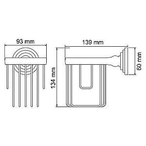 Держатель освежителя WasserKRAFT Ammer К-7045 купить в интернет-магазине сантехники Sanbest