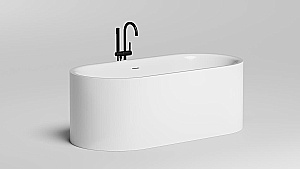 Ванна Salini PERLA S-stone 1049201M 170x80 белая купить в интернет-магазине Sanbest