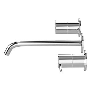 Смеситель для раковины Cezares LEAF LEAF-BLI3L-20-L-01-W0 хром купить в интернет-магазине сантехники Sanbest