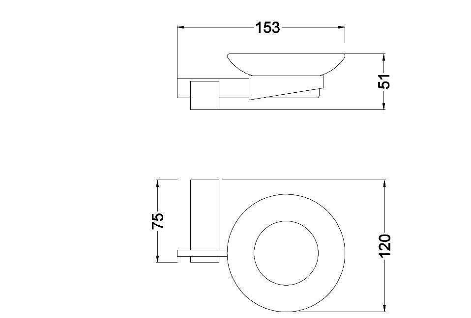 Мыльница Schein DURER 262C-R хром купить в интернет-магазине сантехники Sanbest