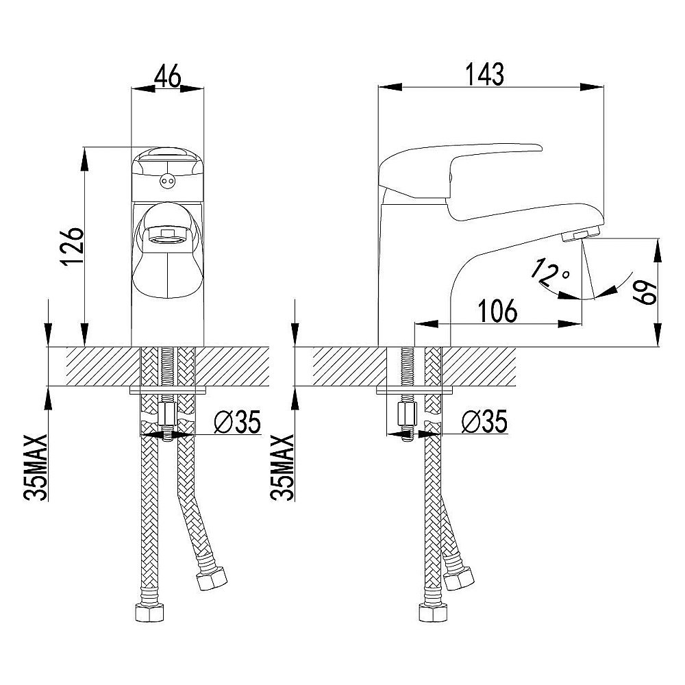 Смеситель для раковины Lemark Pramen LM3306C купить в интернет-магазине сантехники Sanbest