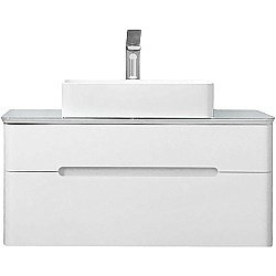 Тумба под раковину Jorno Bosko 100 Bos.01.100/P/W белая купить в интернет-магазине сантехники Sanbest