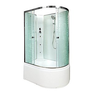 Душевая кабина DTO ЕМ4512 N с гидромассажем 120х80 купить в интернет-магазине Sanbest