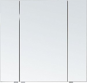 Зеркальный шкаф Aquanet Алвита new 90 дуб веллингтон белый купить в интернет-магазине сантехники Sanbest