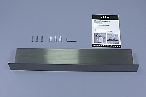 Полка ABBER Nischen AN3010BST сталь брашированная купить в интернет-магазине сантехники Sanbest