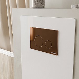 Система инсталляции для унитаза WasserKraft Abens 20TLT.010.ME.WH.RG03 с кнопкой розовое золото купить в интернет-магазине сантехники Sanbest