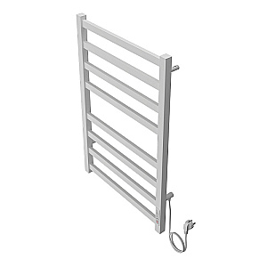 Полотенцесушитель электрический Azario PALERMO П8 500х800 AZ83858W белый купить в интернет-магазине сантехники Sanbest