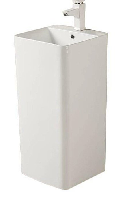 Раковина напольная SantiLine 42 SL-4005 белая купить в интернет-магазине Sanbest