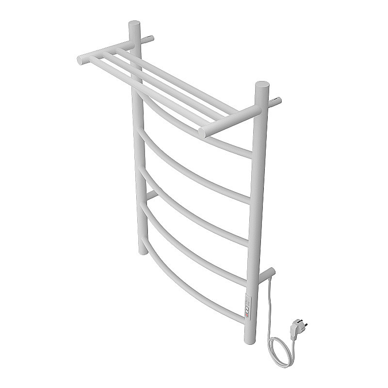 Полотенцесушитель электрический Azario VERONA П5 500х800 AZ04858PW белый купить в интернет-магазине сантехники Sanbest