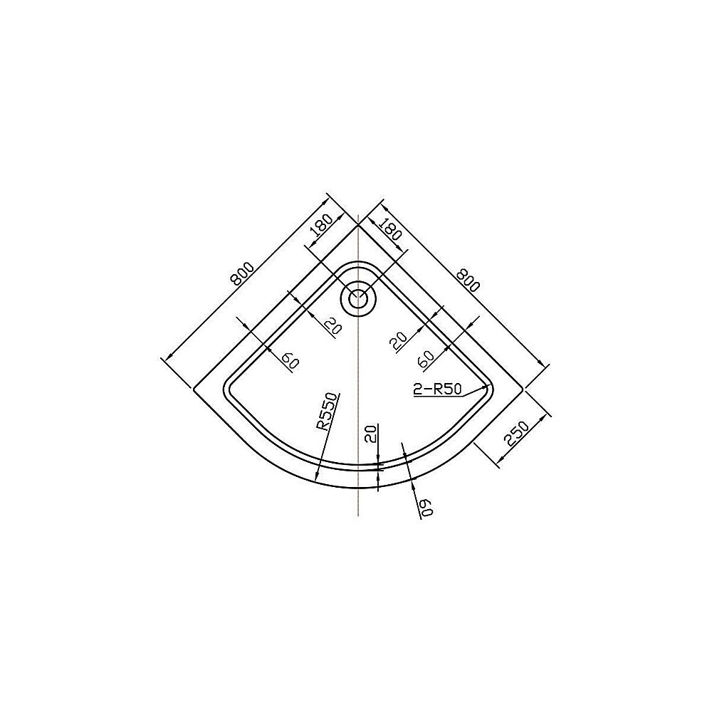 Душевой поддон Vincea VST-2AQ-8080 80x80 белый купить в интернет-магазине Sanbest