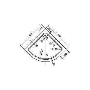 Душевой поддон Vincea VST-2AQ-8080 80x80 белый купить в интернет-магазине Sanbest