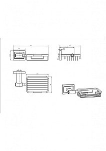 Мыльница CeramaLux Gamma 12305 хром купить в интернет-магазине сантехники Sanbest
