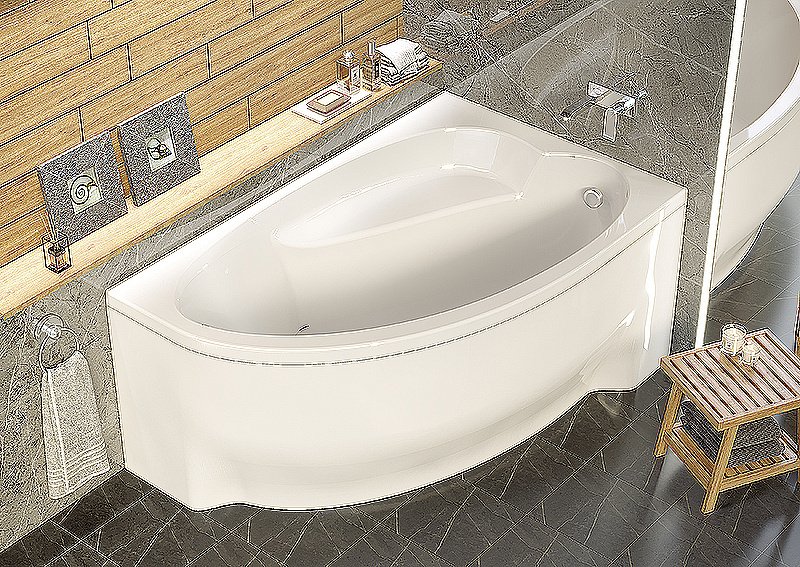 Ванна Alex Baitler Nero 160х100 купить в интернет-магазине Sanbest