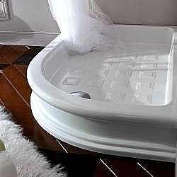 Душевой поддон Kerasan Retro 133901 90x90 белый купить в интернет-магазине Sanbest