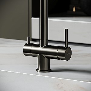 Смеситель для кухни Sancos Foster SC4014GG вороненая сталь купить в интернет-магазине сантехники Sanbest