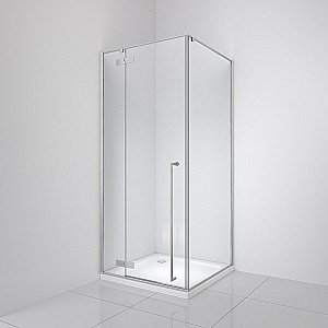 Душевой уголок Cezares Liner 100x100 LINER-A-1-100-C-Cr 100x100 стекло прозрачное/профиль хром купить в интернет-магазине Sanbest