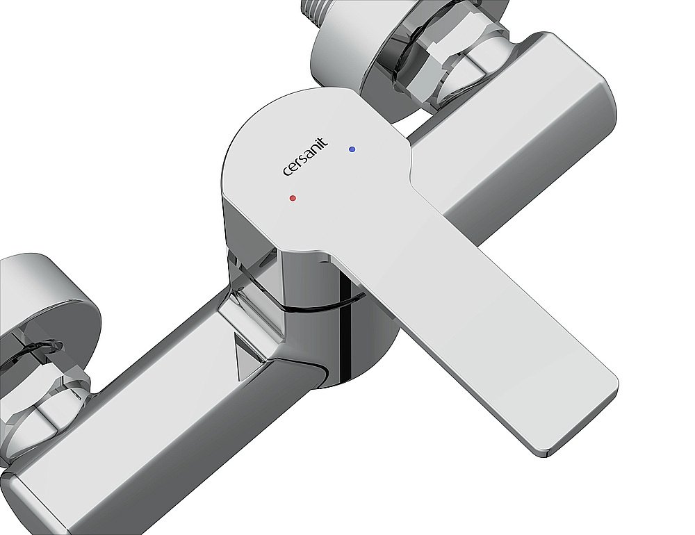 Смеситель для ванны Cersanit SMART с душевым гарнитуром CARI 64511 купить в интернет-магазине сантехники Sanbest